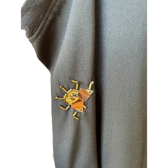 Juicy Couture Women's XL Black Sleeveless Top With Embellished Sequin Designs‎ - Picture 3 of 7